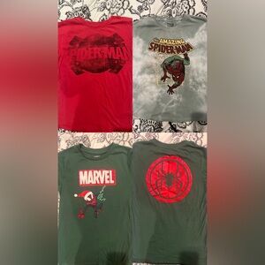 MARVEL BOYS T-SHIRT BUNDLE SIZE L